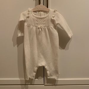 Off White Coverall - Cuddl Duds.